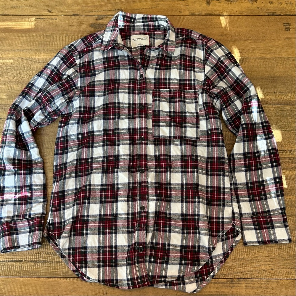 Abercrombie Button-up Flannel nwot